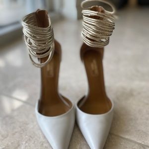 Aquazzura Hello Lover D'Orsay Ankle Strap Pump